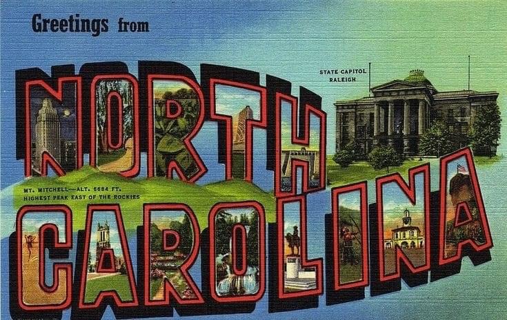 North Carolina Postcard