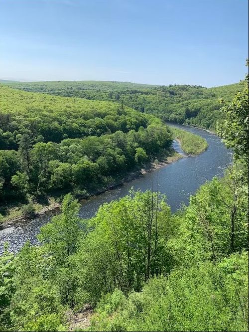 A river bend in Delaware