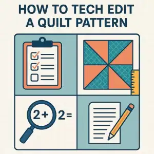 How to Tech Edit or Proofread a Quilt Pattern